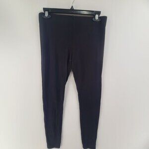 Soma Wkend Women's Pants Knit Elastic Wasteband Lounge Strech Black Size S